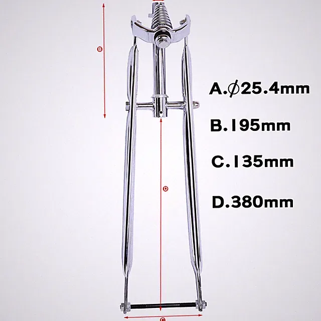 1'' Classic Springer Fork For Lowrider Bike 3.0 FAT Tire 25.4 mm Regular Bend