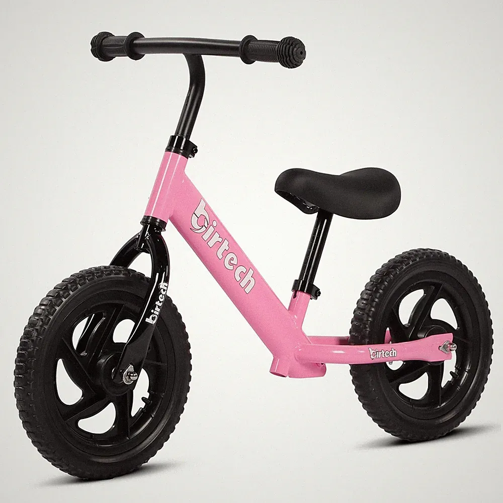 12 Inch Balance Bike for 2-6 Years Old, Adjustable Seat Height, Indoor Outdoo...