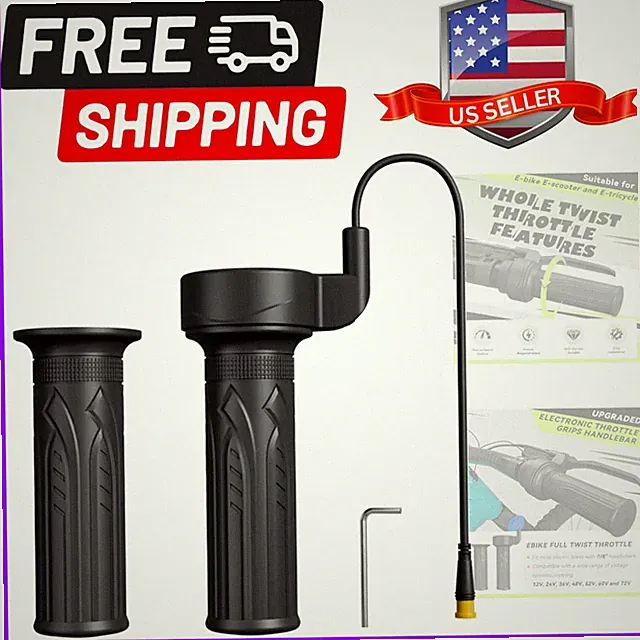 20X Full Twist Throttle 12V-72V Ebike Throttle, E-Bike Throttle for Electric...