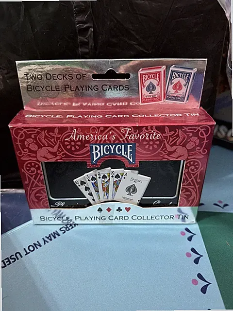 Bicycle Collector Tin Two Decks Modern (1970-Now) Playing Cards Classic Set