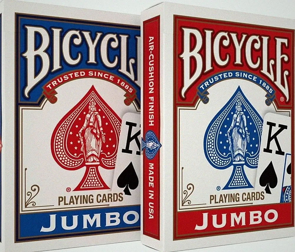 Bicycle Playing Cards, Jumbo Index, 2 Pack