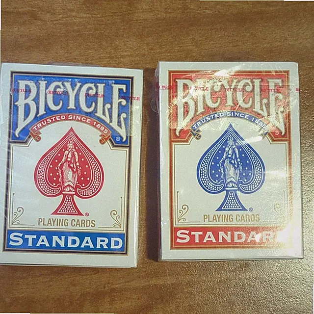 Bicycle Standard Playing Cards 2-Deck Set Red & Blue, Classic Theme, Std Size