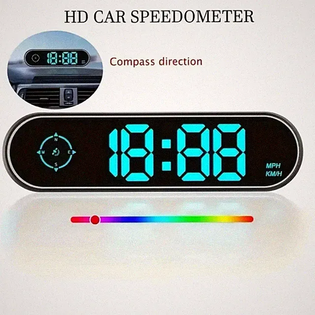 Car GPS Speedometer Head Up Display Digital Speedo MPH KMH Universal Van Bike