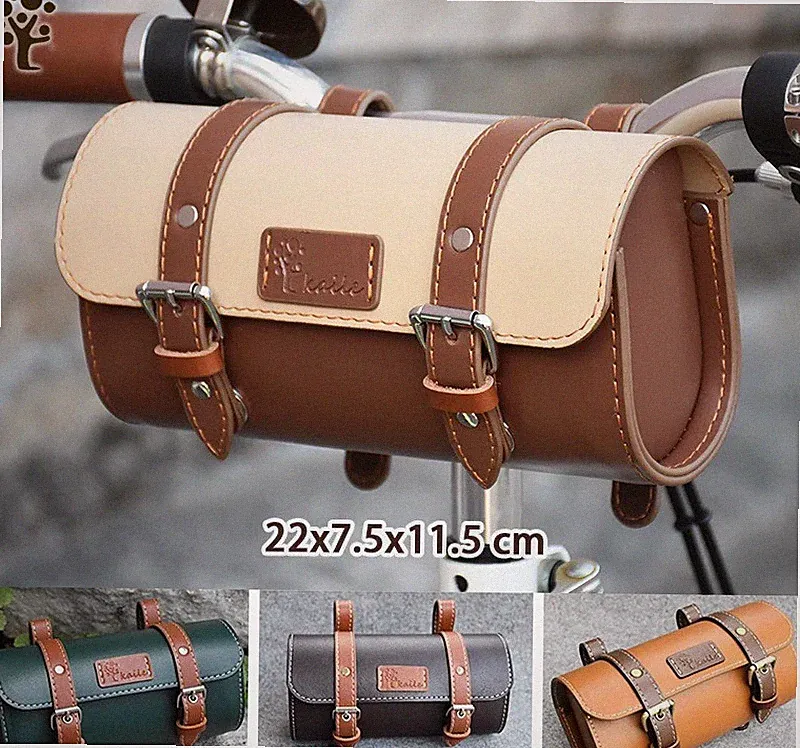 Classic Retro saddle Pure Bicycle Seat Vintage Saddle Bike Spring Seat Retro bag