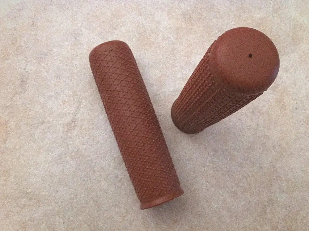 Classic Vintage City Bar Grips Brown Cruiser Comfort Bikes Bicycle New