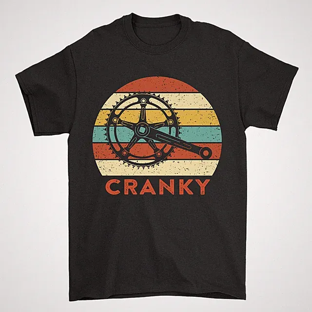 Cranky T-Shirt Bicycle Racing Triathlon Gift Biker Mountain Bike Funny Tee Shirt
