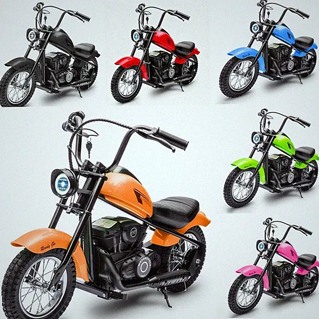 Electric Motorcycle for Kids 24V, Ambient Light, Music, Fog & 60-Min Ride Time