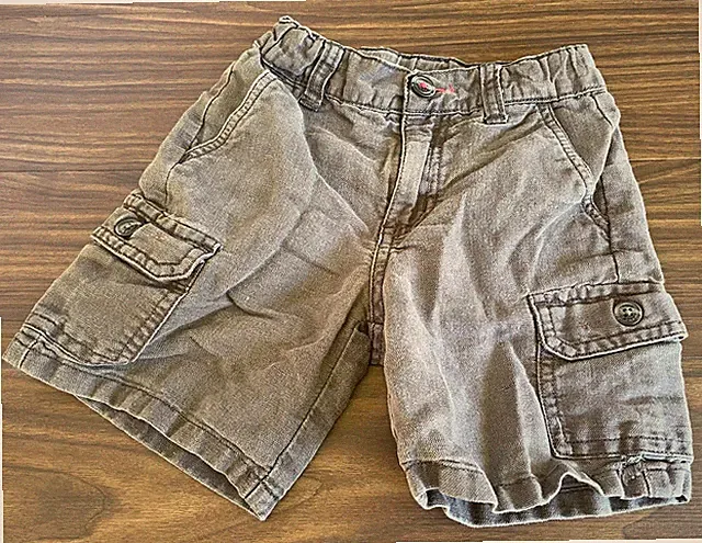 Janie & Jack Gray Shorts Linen Cargo Gray Toddler Boy 2 2T Classic Bike Bicycle