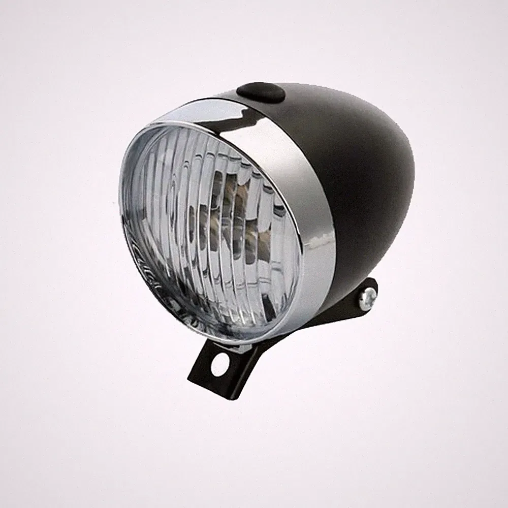 LED Bike Headlight Bicycle Retro Head Light Front Fog Lamp Retro Classic Vintage