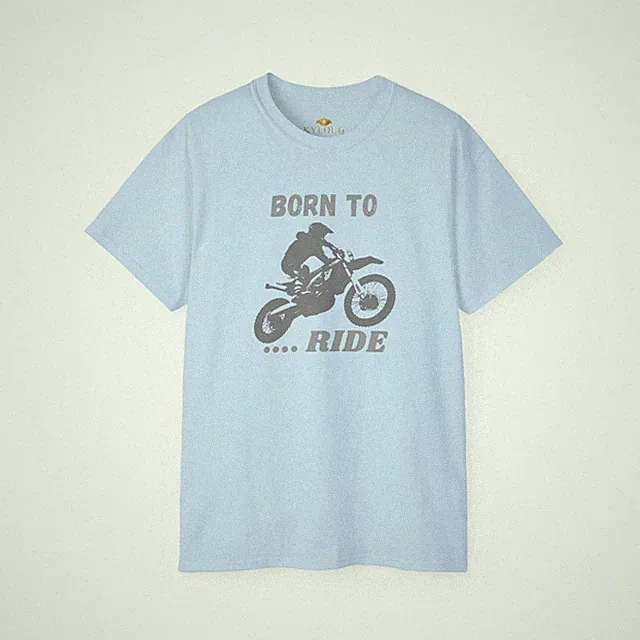 "Men's Ultra-Cotton Tee: Special Graphic Print for Bike Racing Enthusiasts"
