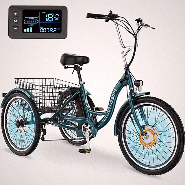MOONCOOL Electric Tricycle for Adults, 350W 36V Electric Trike Motorized