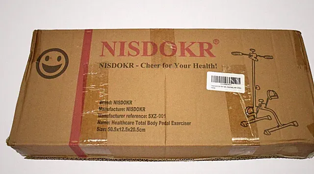 Nisdokr Pedal Exerciser Bike Hand Arm Leg For Seniors Classic Model Design