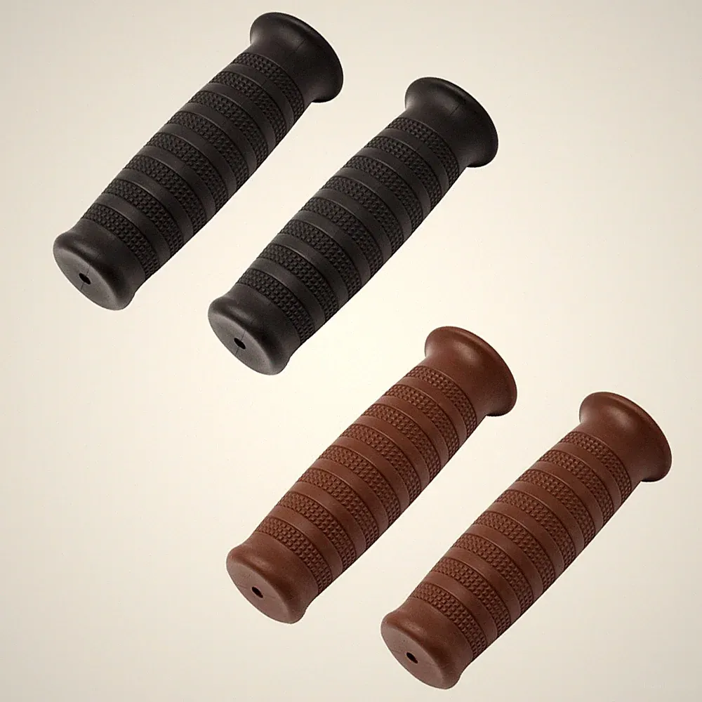 OG Bicycle Classic Vintage Custom Handlebar Bike Grips 60C Kraton Rubber