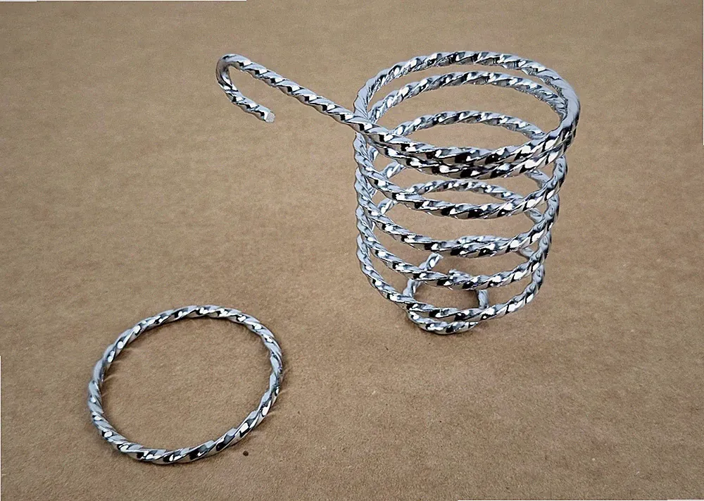 OG Lowrider Classic Bicycle Streel Twisted Base Ball Bat Holder Chrome