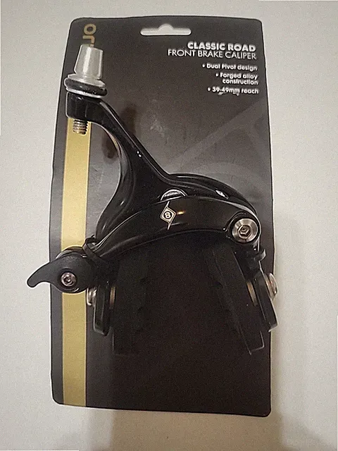 Origin8 Classic Road Caliper, 39-49mm, Front, Black Dual Pivot design Alloy Cons