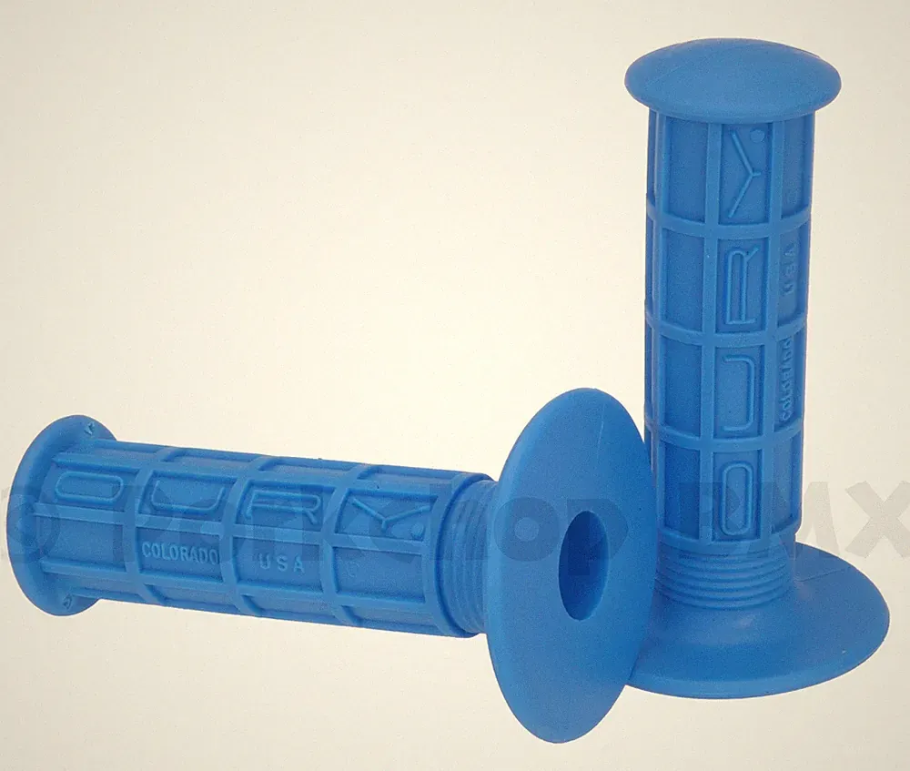 Oury Classic BMX full waffle bicycle grips - BLUE