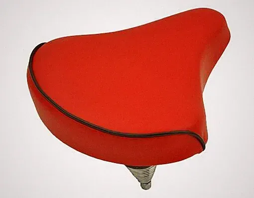 RED Comfort Bicycle Saddle Vintage Classic Tank Bike Beach Cruiser