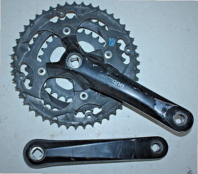 Shimano Acera Triple Crank Set Black 170mm 48/38/28T JIS MTB FC-M361 Hyperdrive~