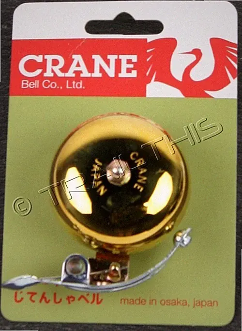 Soma Crane SUZU Classic Brass Bicycle Bell Big Sustained Sound Vintage Style