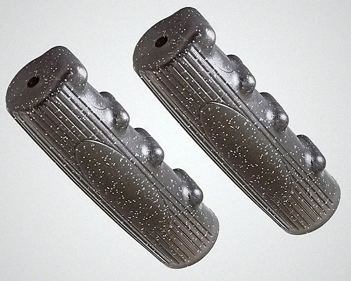 Sparkle Black Oval Classic Cruiser Bicycle Grips Schwinn Phantom Prewar Style.
