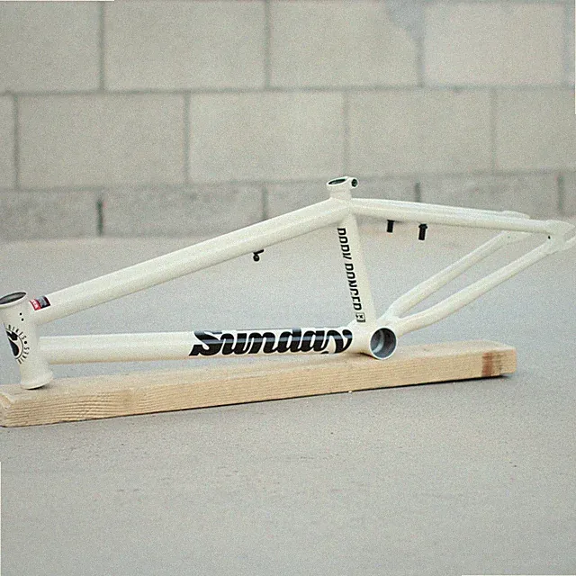 SUNDAY BMX PARK RANGER BICYCLE FRAME GLOSS CLASSIC WHITE