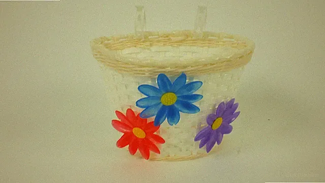 Vintage Floral Kid's Bicycle Basket Adjustable