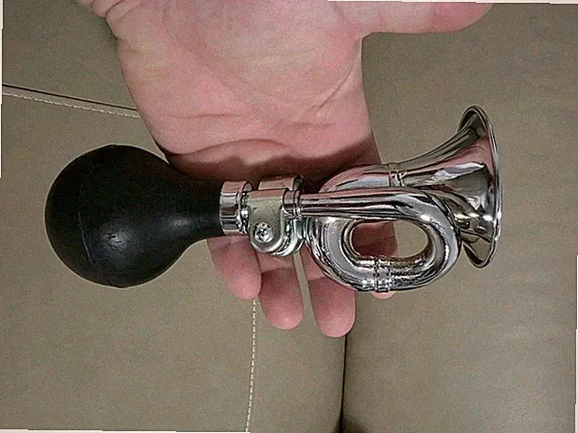 Vintage NOS Condor Horn Classic Bicycle Loud Squeeze Bulb Bugle Model C No 9 #2